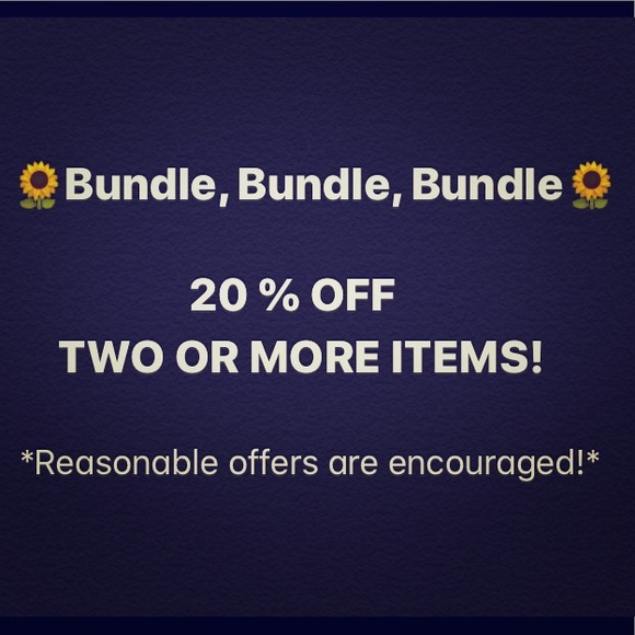 BUNDLE AND SAVE! 🌻 - Picture 1 of 1